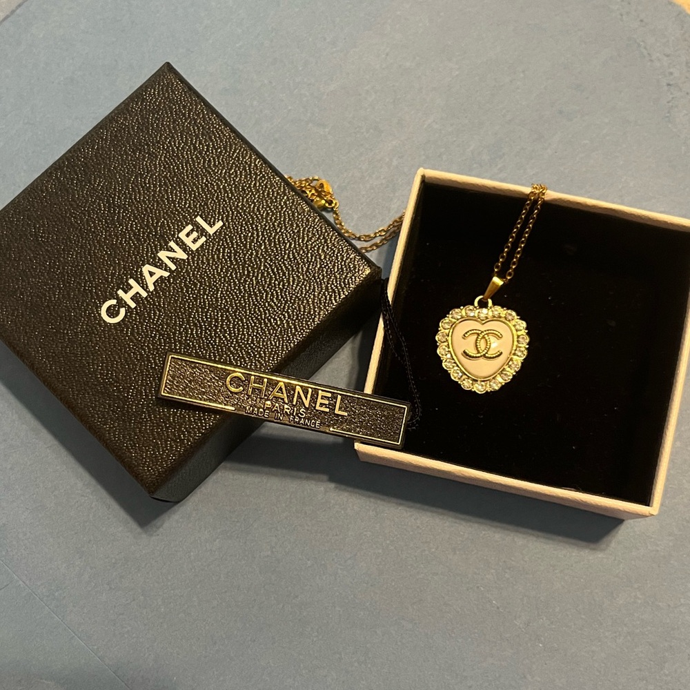 Repurposed Vintage Chanel Button Necklace